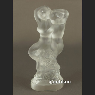 Lalique szkło nimfa i faun piękna figurka