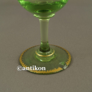 Karafka i kieliszki Daum Nancy francuski kryształowy serwis do likieru 