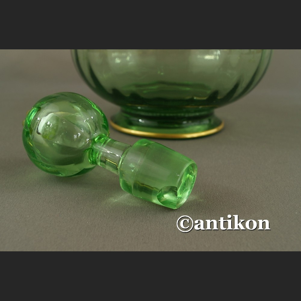 Karafka i kieliszki Daum Nancy francuski kryształowy serwis do likieru 