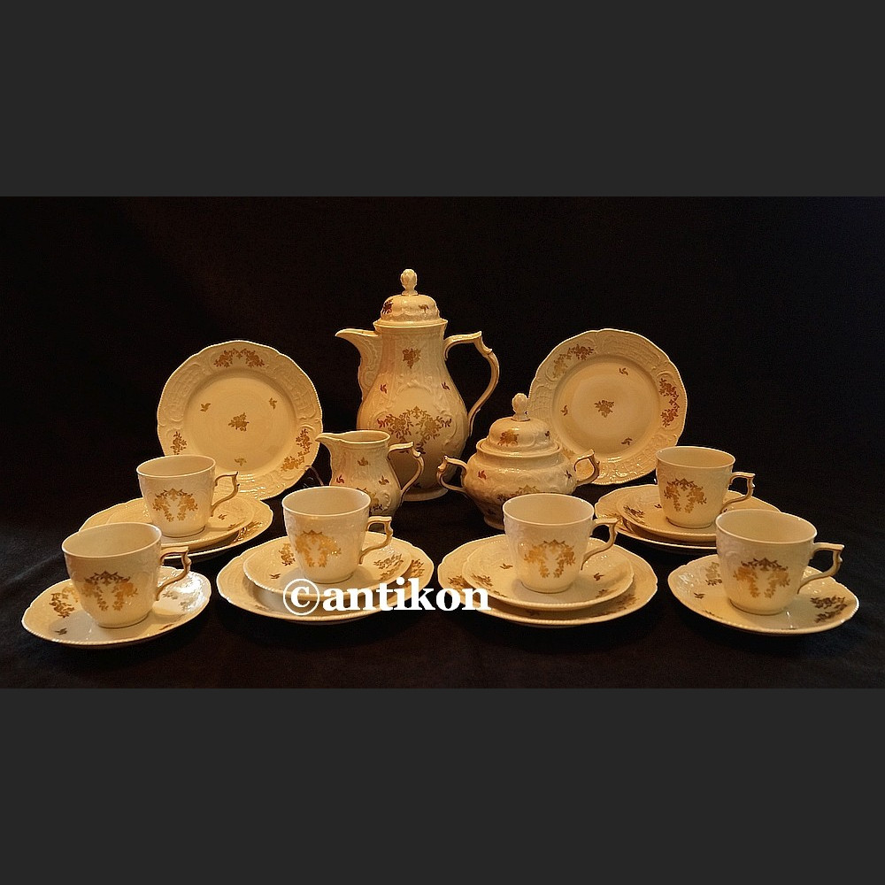 Serwis Rosenthal wyjątkowy kawa herbata na 6 osób Sanssouci ok. 1938 r. Serwis Rosenthal wyjątkowy kawa herbata na 6 osób Sanssouci ok. 1938 r.