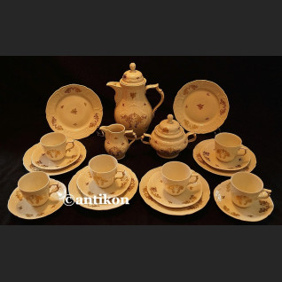 Serwis Rosenthal wyjątkowy kawa herbata na 6 osób Sanssouci ok. 1938 r. Serwis Rosenthal wyjątkowy kawa herbata na 6 osób Sanssouci ok. 1938 r.