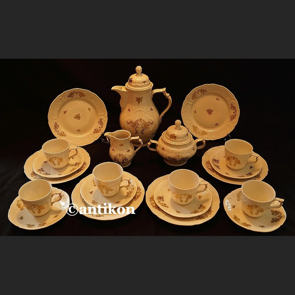 Serwis Rosenthal wyjątkowy kawa herbata na 6 osób Sanssouci ok. 1938 r. Serwis Rosenthal wyjątkowy kawa herbata na 6 osób Sanssouci ok. 1938 r.