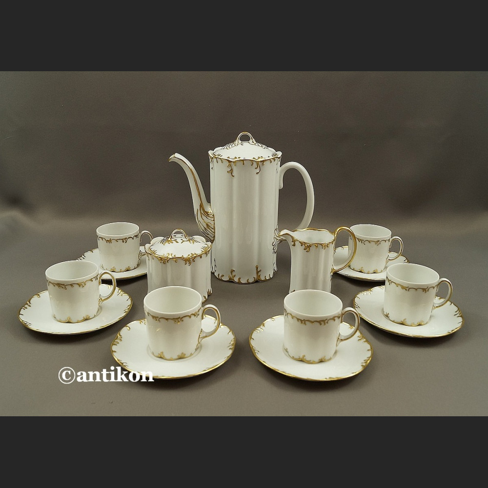 Serwis Rosenthala Monbijou biały kawowy elegancki Serwis Rosenthala Monbijou biały kawowy elegancki