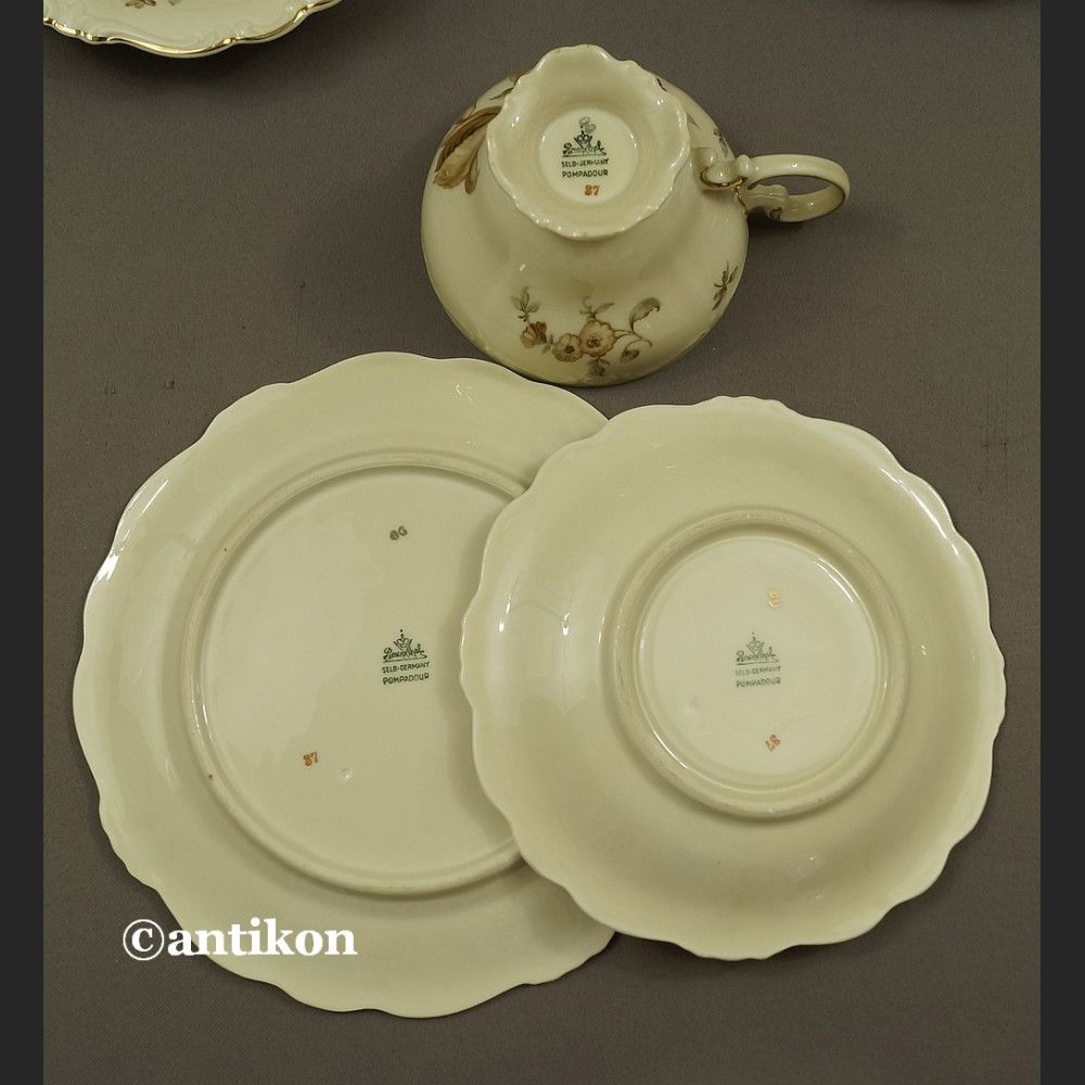 Serwis Rosenthal dla 10 osób wyjątkowy kawa herbata na 6 osób Pompadour Serwis Rosenthal dla 10 osób wyjątkowy kawa herbata na 6 osób Pompadour