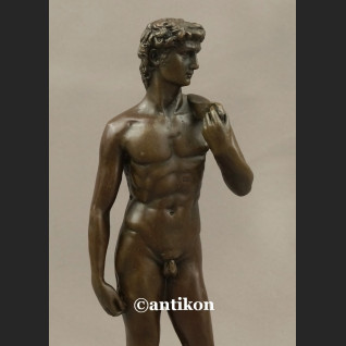 Rzeźba z brązu akt męski Dawid 