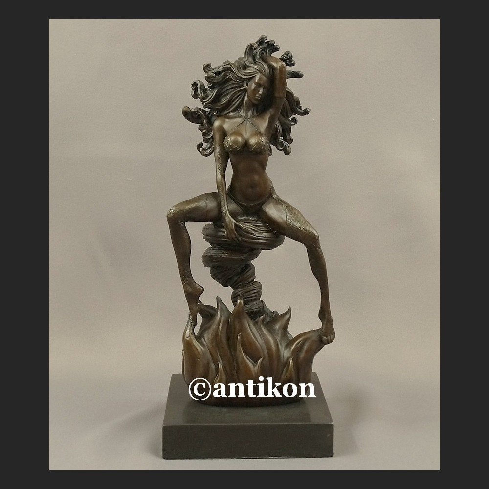 Rzeźba z brązu Ognista Tancerka niesamowita figurka