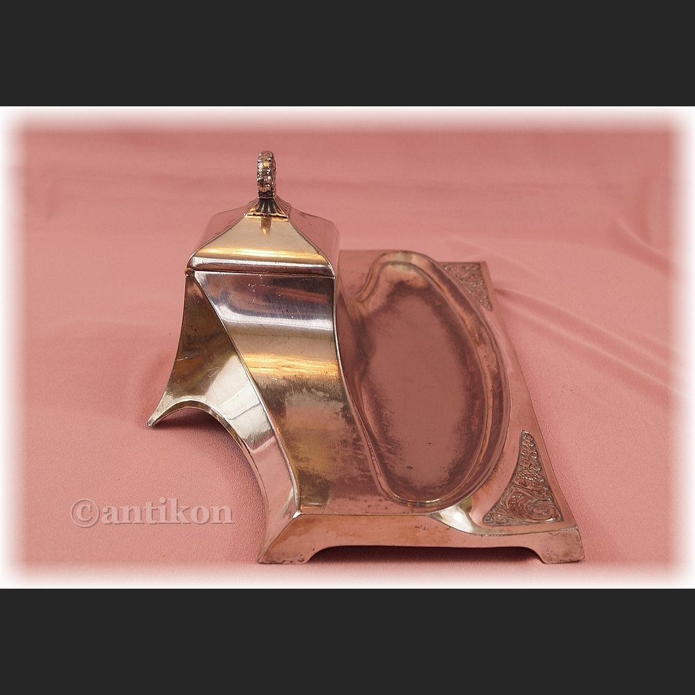 Kałamarz secesyjny srebrzony duży WMF Kałamarz secesyjny srebrzony duży WMF