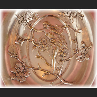 Patera platerowana secesyjna WMF piękna z początku XX w 