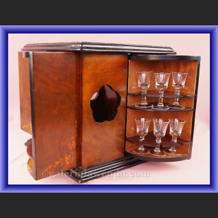 Kantyna podróżna karafka i kieliszki podręczny barek do trunków 