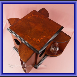 Kantyna podróżna karafka i kieliszki podręczny barek do trunków 