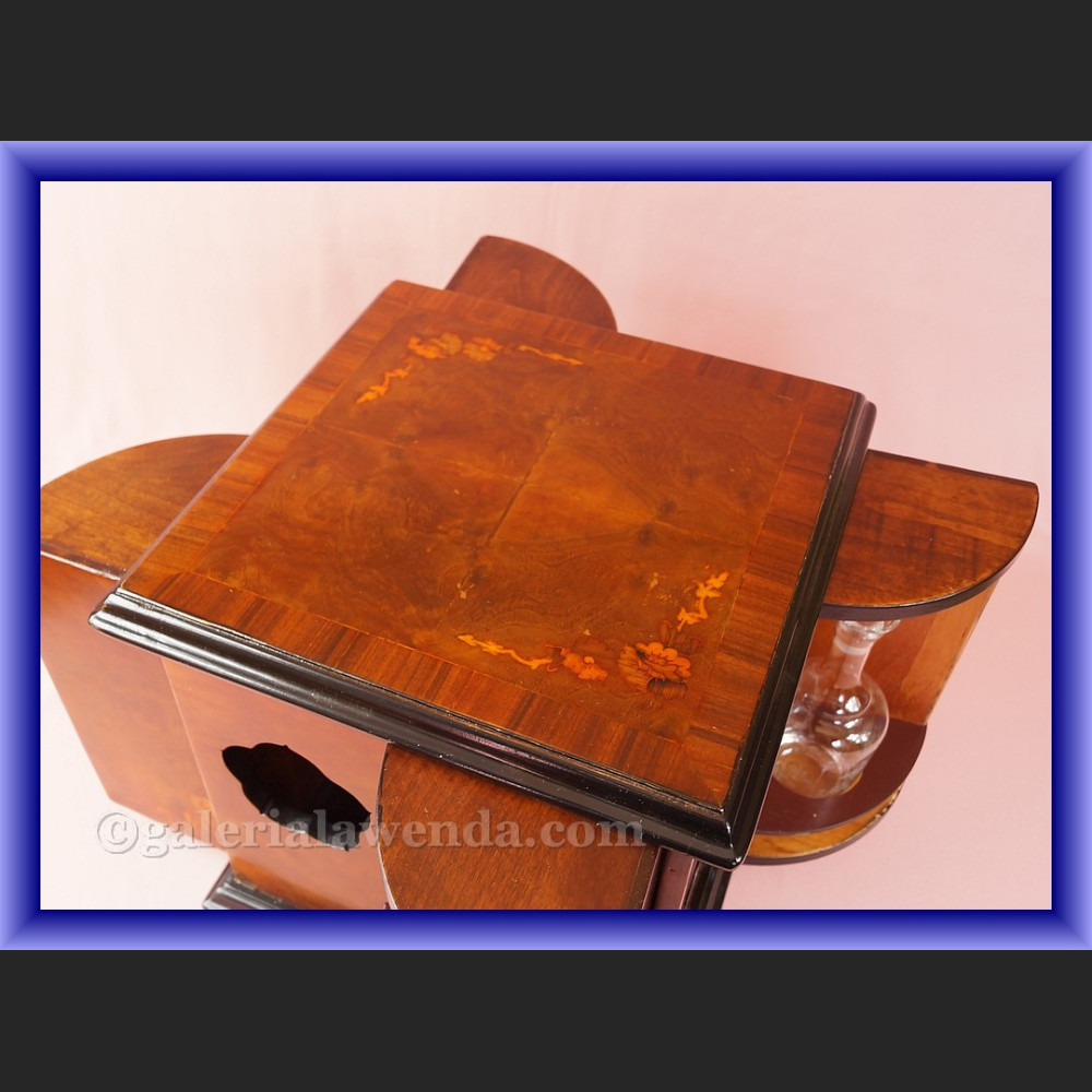 Kantyna podróżna karafka i kieliszki podręczny barek do trunków 