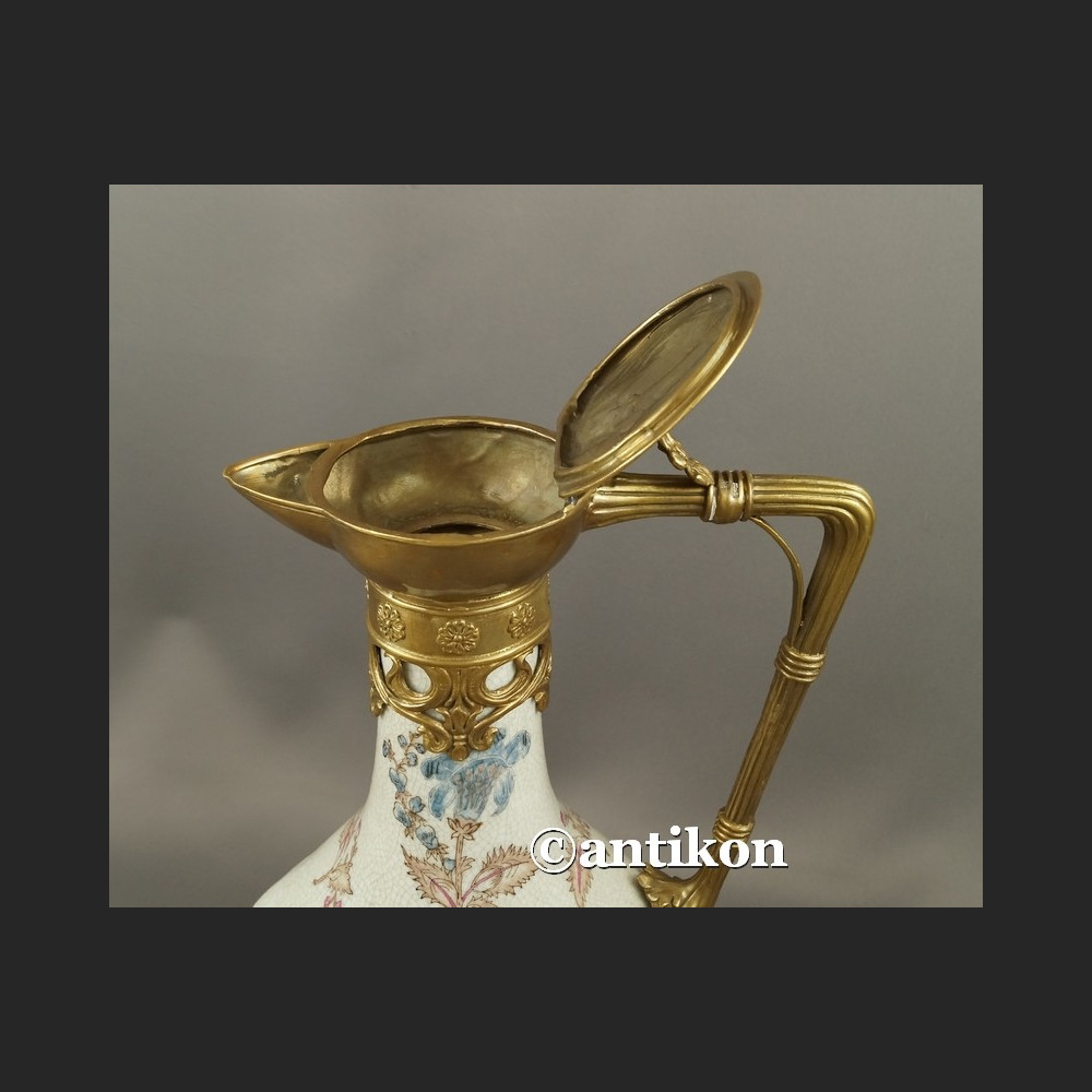 Dzban do wina wody duży wysoki pałacowa porclana z brązem Dzban do wina wody duży wysoki pałacowa porclana z brązem