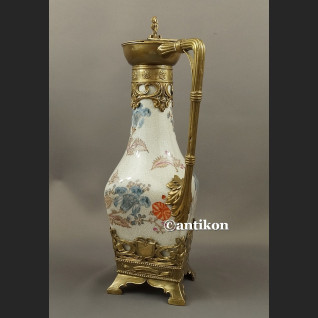 Dzban do wina wody duży wysoki pałacowa porclana z brązem Dzban do wina wody duży wysoki pałacowa porclana z brązem