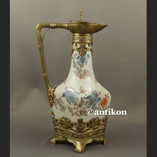 Dzban do wina wody duży wysoki pałacowa porclana z brązem Dzban do wina wody duży wysoki pałacowa porclana z brązem