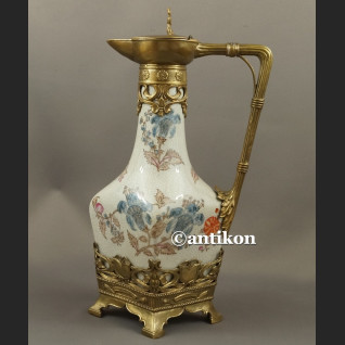 Dzban do wina wody duży wysoki pałacowa porclana z brązem Dzban do wina wody duży wysoki pałacowa porclana z brązem