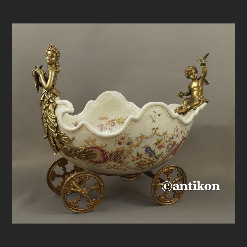 Patera z mosiądzu rydwan 