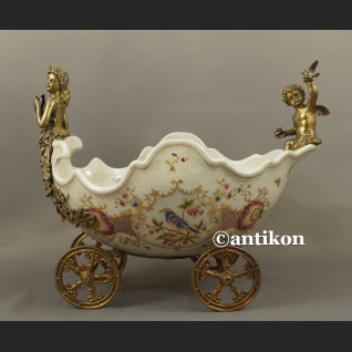 Patera z mosiądzu rydwan 