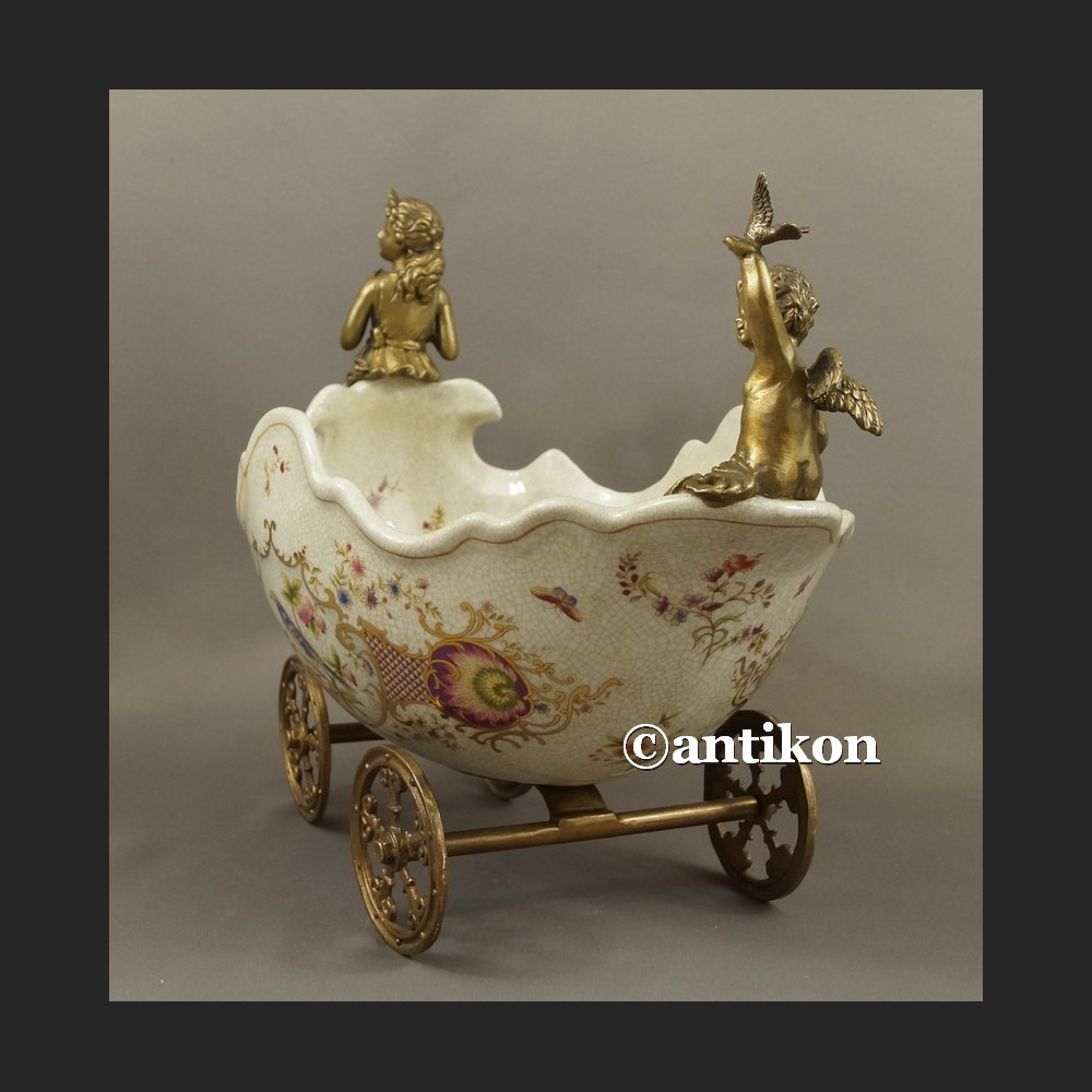 Patera z mosiądzu rydwan 