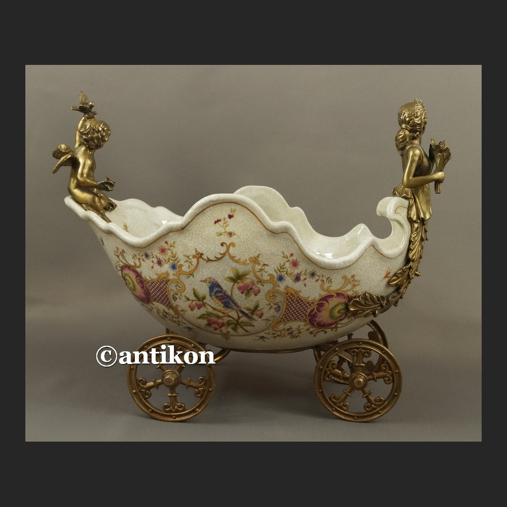 Patera z mosiądzu rydwan 