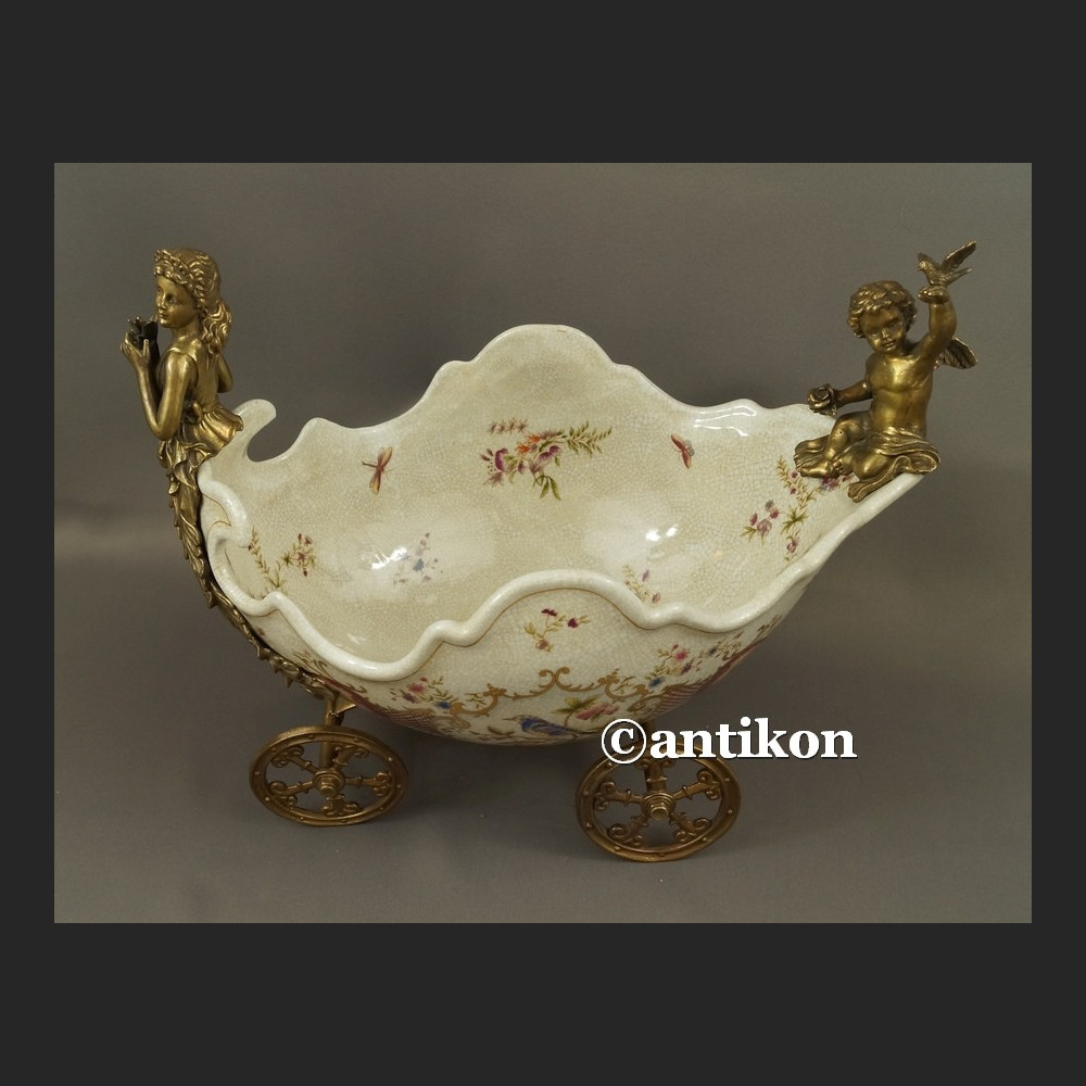 Patera z mosiądzu rydwan 