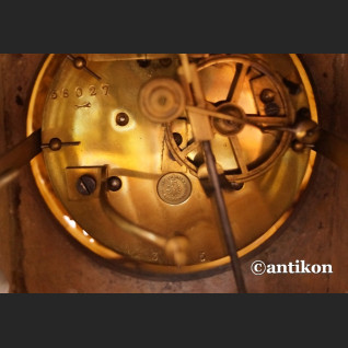 Zegar kominkowy stary z onyksu zielony marmur Zegar kominkowy stary z onyksu zielony marmur