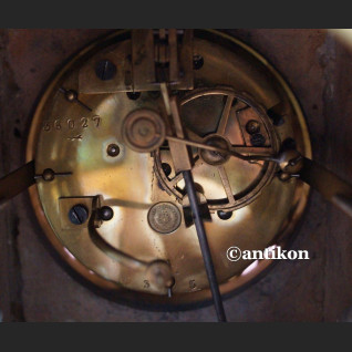 Zegar kominkowy stary z onyksu zielony marmur Zegar kominkowy stary z onyksu zielony marmur