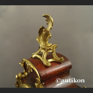 Zegar stary kominkowy Boulle Francja 1878 r. obiekt  muzealny