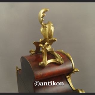 Zegar stary kominkowy Boulle Francja 1878 r. obiekt  muzealny