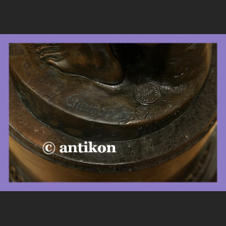 SALONOWA RZEŹBA WSPANIAŁY APOLLO OGROMNY BRĄZ