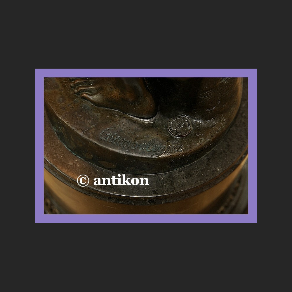 SALONOWA RZEŹBA WSPANIAŁY APOLLO OGROMNY BRĄZ