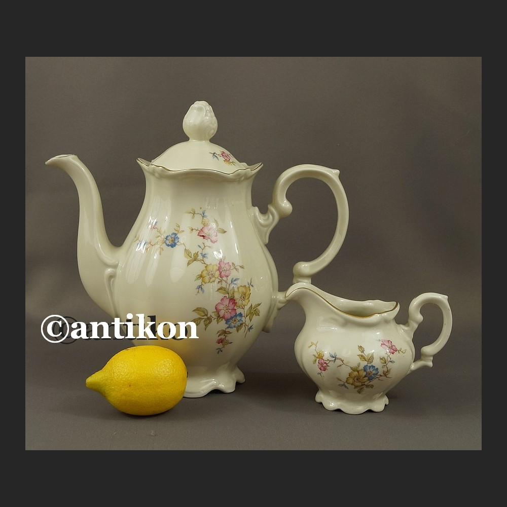Porcelana Bawarska dzbanek do herbaty kawy i mlecznik Porcelana Bawarska dzbanek do herbaty kawy i mlecznik