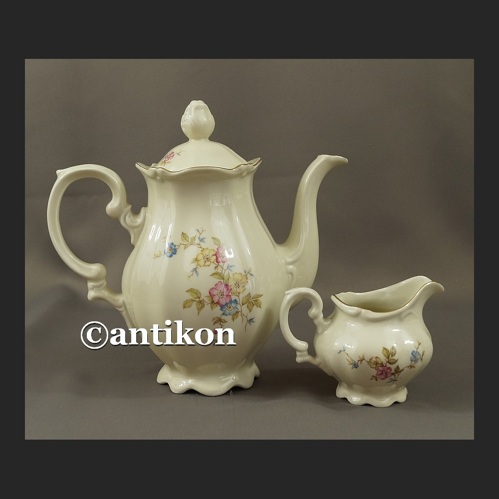 Porcelana Bawarska dzbanek do herbaty kawy i mlecznik Porcelana Bawarska dzbanek do herbaty kawy i mlecznik