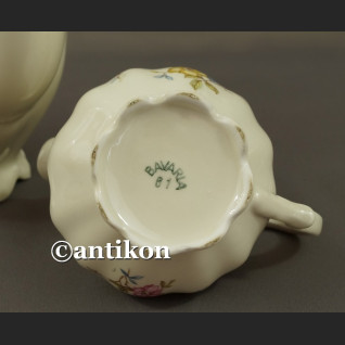 Porcelana Bawarska dzbanek do herbaty kawy i mlecznik Porcelana Bawarska dzbanek do herbaty kawy i mlecznik