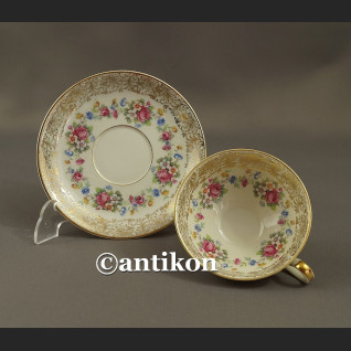 Filiżanka kolekcjonerska bawarska porcelana piękne róże