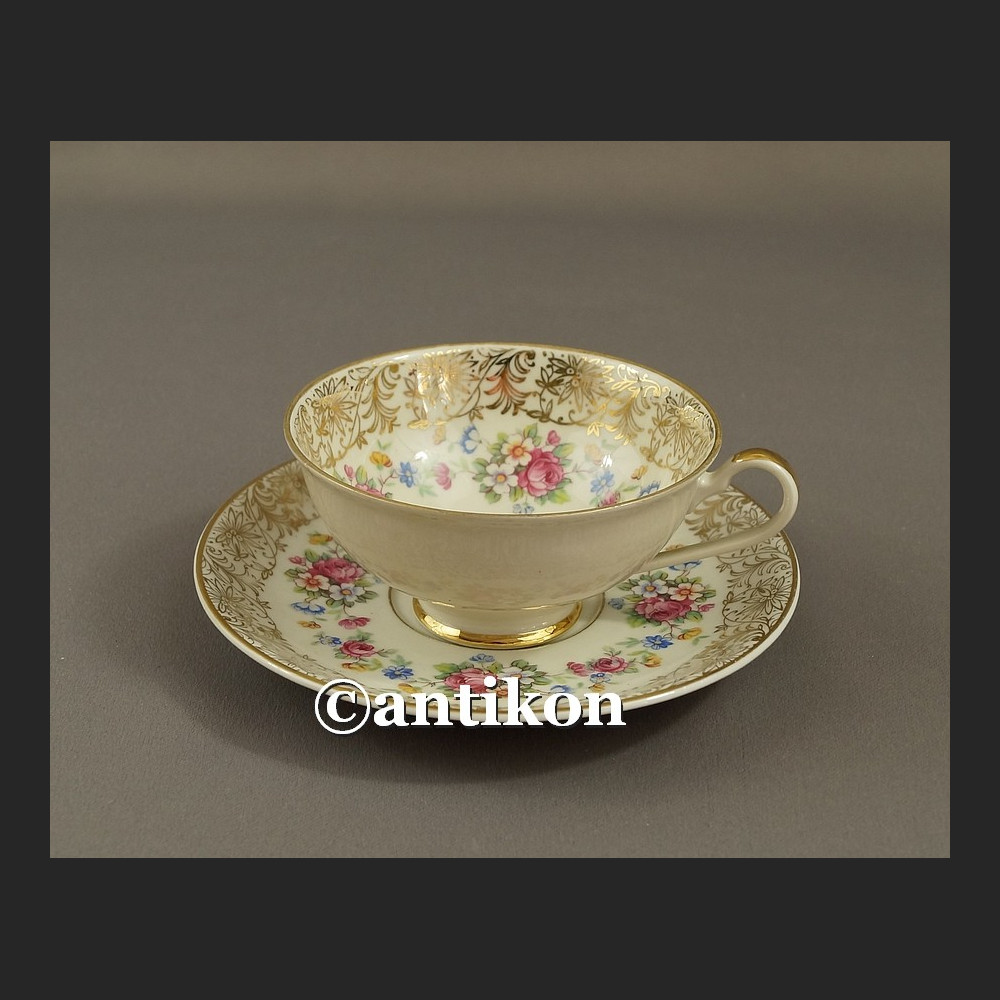 Filiżanka kolekcjonerska bawarska porcelana piękne róże Filiżanka kolekcjonerska bawarska porcelana piękne róże