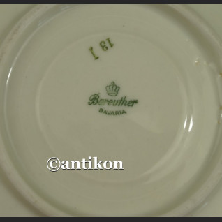 Filiżanka kolekcjonerska bawarska porcelana vintage czarne trio Filiżanka kolekcjonerska bawarska porcelana vintage czarne trio