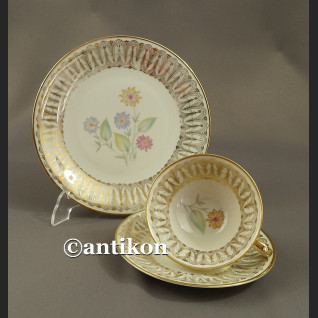Filiżanka kolekcjonerska stara bawarska porcelana niespotykane trio 
