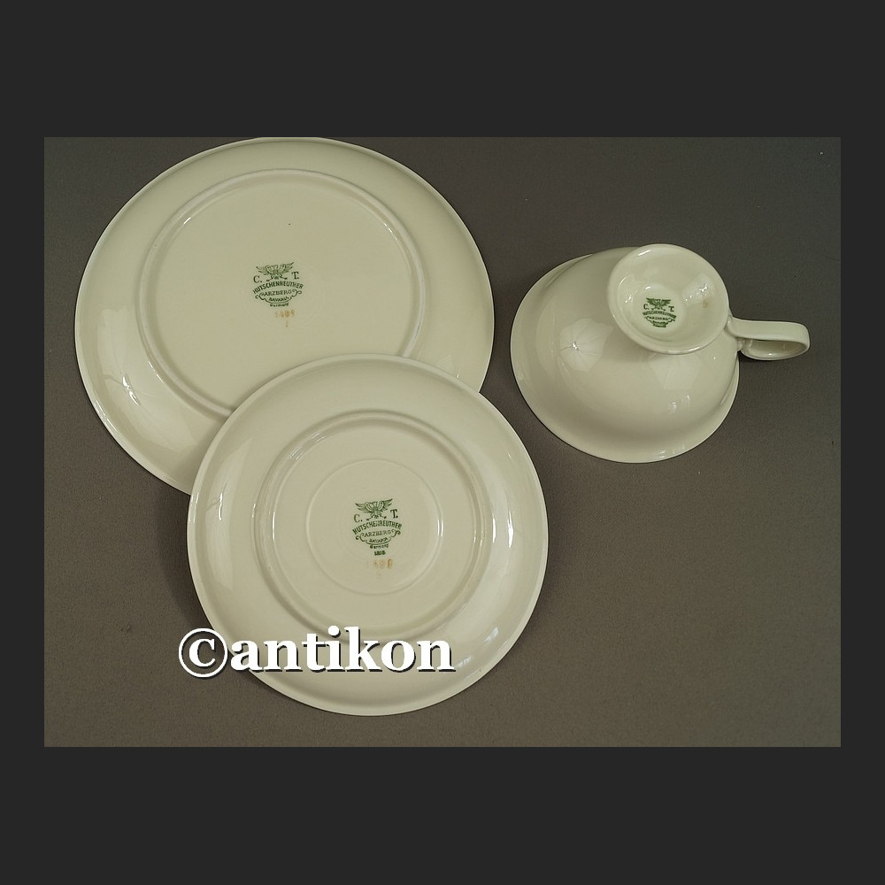 Filiżanka kolekcjonerska bawarska porcelana urzekające trio Filiżanka kolekcjonerska bawarska porcelana urzekające trio