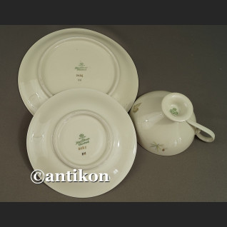Filiżanka kolekcjonerska stara bawarska porcelana trio złote róże Filiżanka kolekcjonerska stara bawarska porcelana trio złote róże