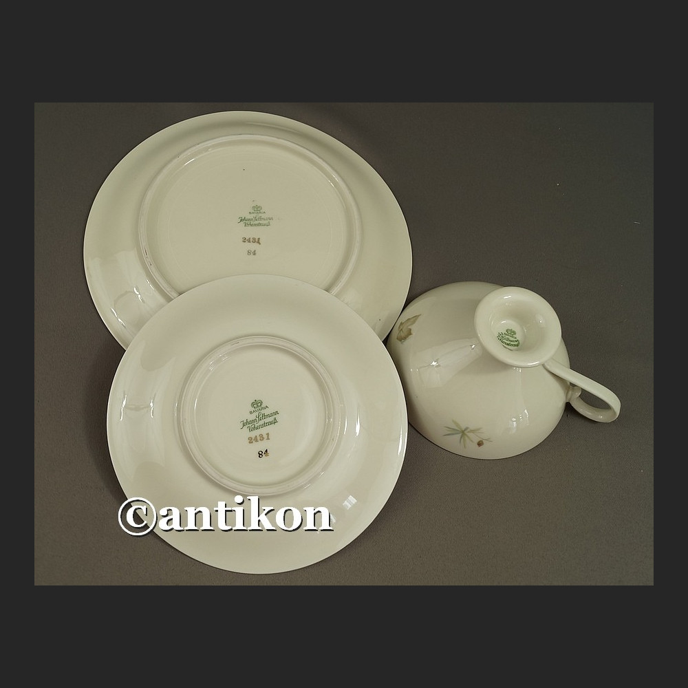 Filiżanka kolekcjonerska stara bawarska porcelana trio złote róże Filiżanka kolekcjonerska stara bawarska porcelana trio złote róże