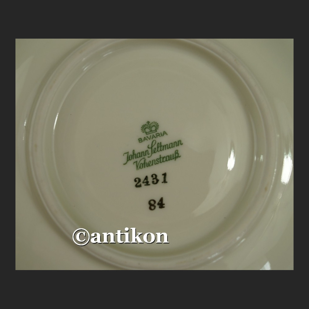 Filiżanka kolekcjonerska stara bawarska porcelana trio złote róże Filiżanka kolekcjonerska stara bawarska porcelana trio złote róże