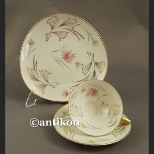 Filiżanka kolekcjonerska stara bawarska porcelana trójkatne trio
