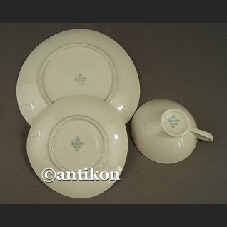 Filiżanka kolekcjonerska stara bawarska porcelana trójkatne trio Filiżanka kolekcjonerska stara bawarska porcelana trójkatne trio