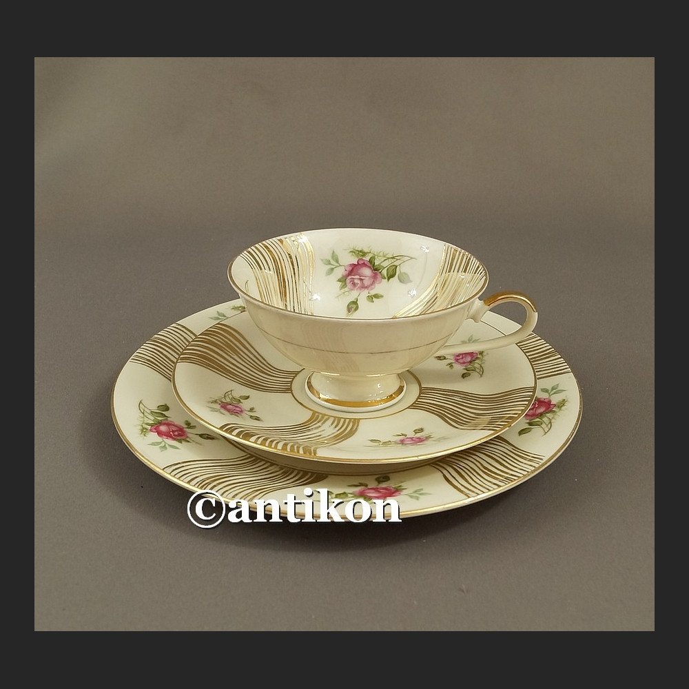 Filiżanka kolekcjonerska stara bawarska porcelana zestaw śniadaniowy  trio  Filiżanka kolekcjonerska stara bawarska porcelana zestaw śniadaniowy  trio