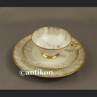 Filiżanka kolekcjonerska stara porcelana różana  śniadaniówka  trio  Filiżanka kolekcjonerska stara porcelana różana  śniadaniówka  trio