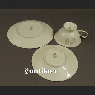 Śniadaniówka filiżanka kolekcjonerska Kwitnąca wiosna stara bawarska porcelana trio Śniadaniówka filiżanka kolekcjonerska Kwitnąca wiosna stara bawarska porcelana trio