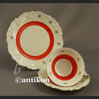 Filiżanka kolekcjonerska stara śląska porcelana Parowa Tiefenfurt 