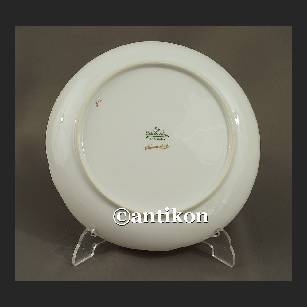 Porcelana Rosenthal talerz deserowy z owocami 3 Porcelana Rosenthal talerz deserowy z owocami 3