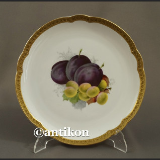 Porcelana Rosenthal talerz deserowy z owocami 4