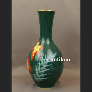 Wazon Rosenthal duży porcelanowy jesienne kolorowe liście z 1938 r. Wazon Rosenthal duży porcelanowy jesienne kolorowe liście z 1938 r.